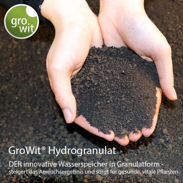 GroWit Hydrogranulat - Wasserspeicher für Pflanzen